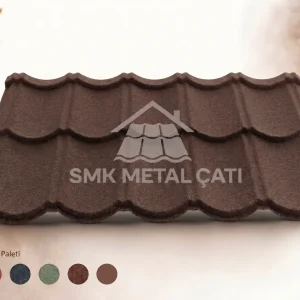 SMK Metal Kumlu Kiremit — Kahverengi